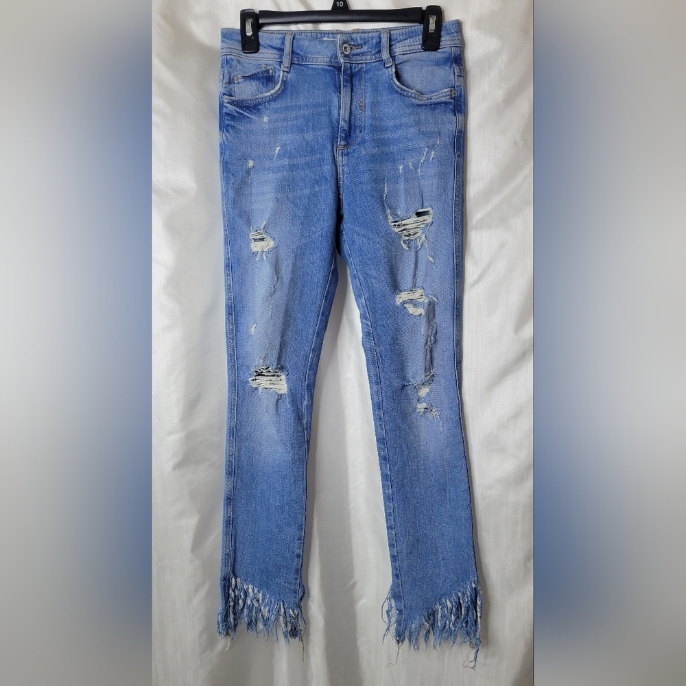 Zara, Trafaluc deconstructed skinny jeans